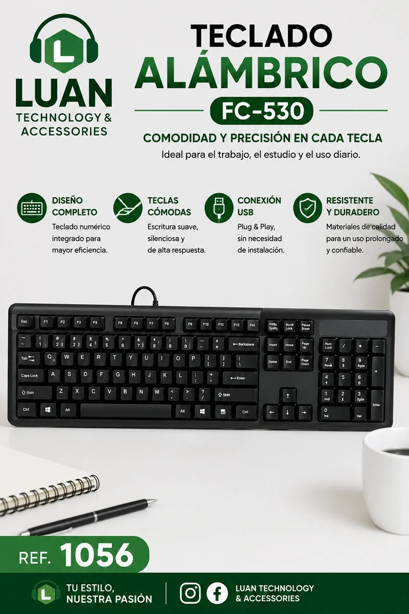 TECLADO WEIBO - FC-530