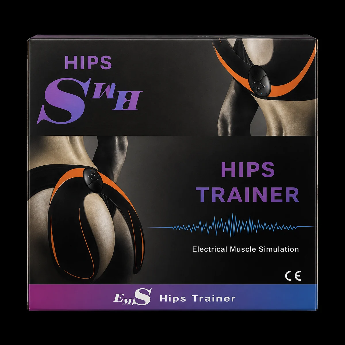 MASAJEADOR DE GLUTEOS EMS HIPS TRAINER - GG-5082