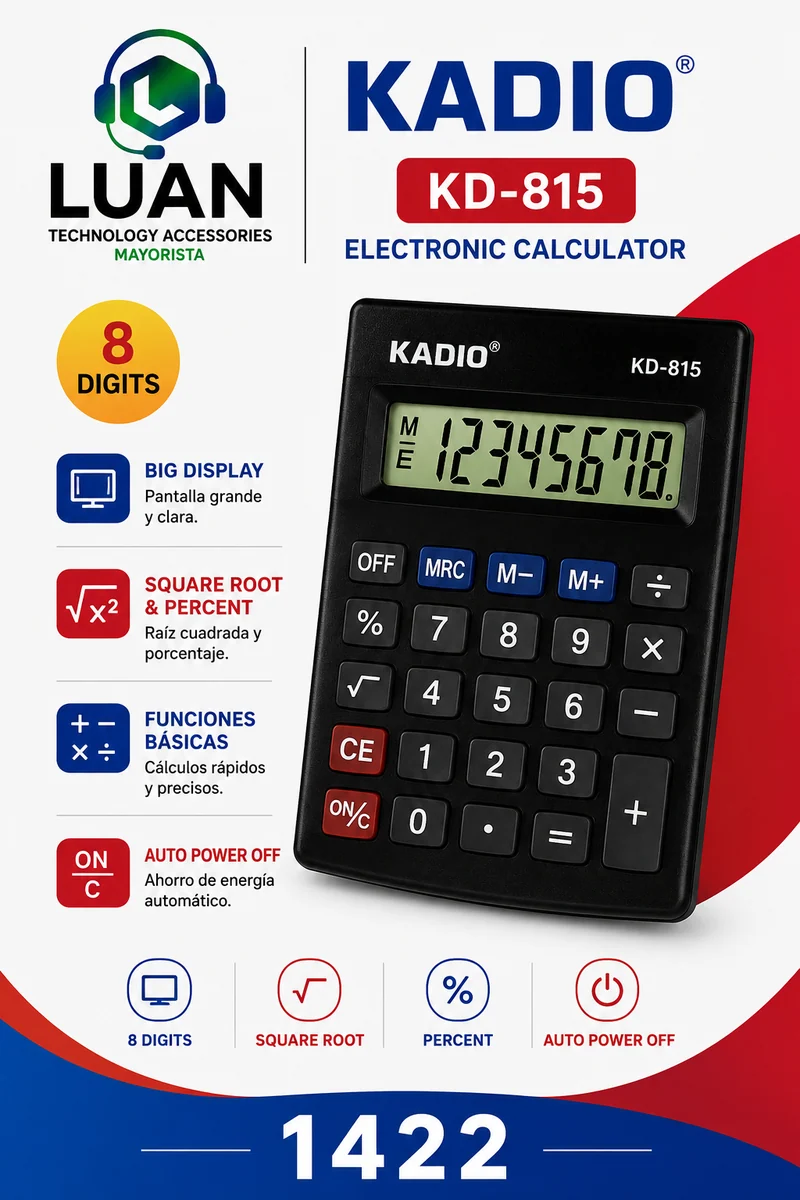 CALCULADORA KADIO KD-815