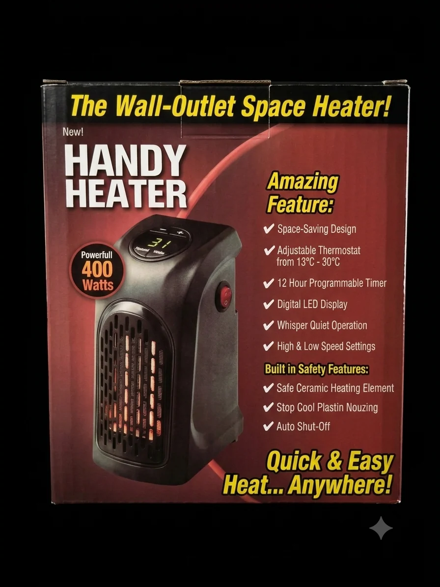 CALENTADOR HANDY HEATER (PEQUEÑO) - 400WTTS