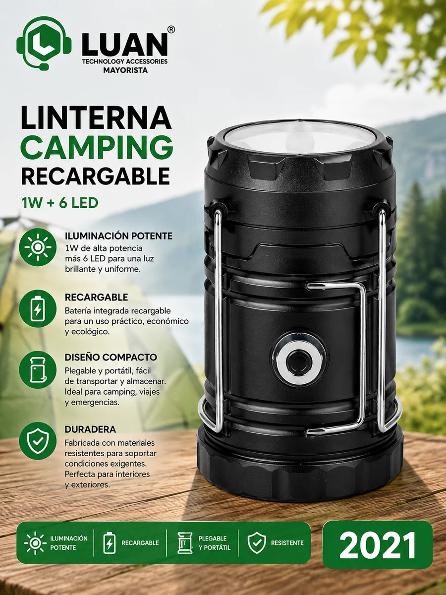 LINTERNA CON PANEL SOLAR SH-5800T