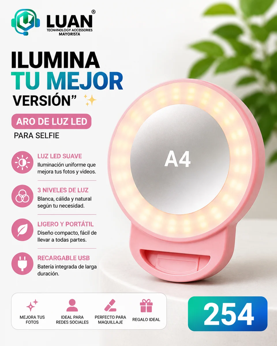 ARO DE LUZ A4 SELFIE - A4
