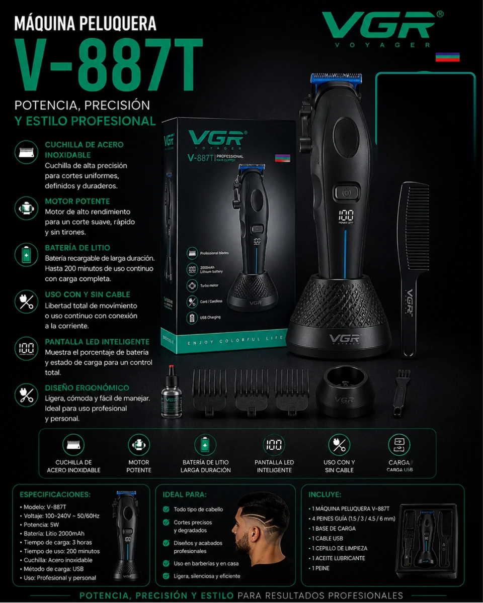 MAQUINA PELUQUERIA VGR
