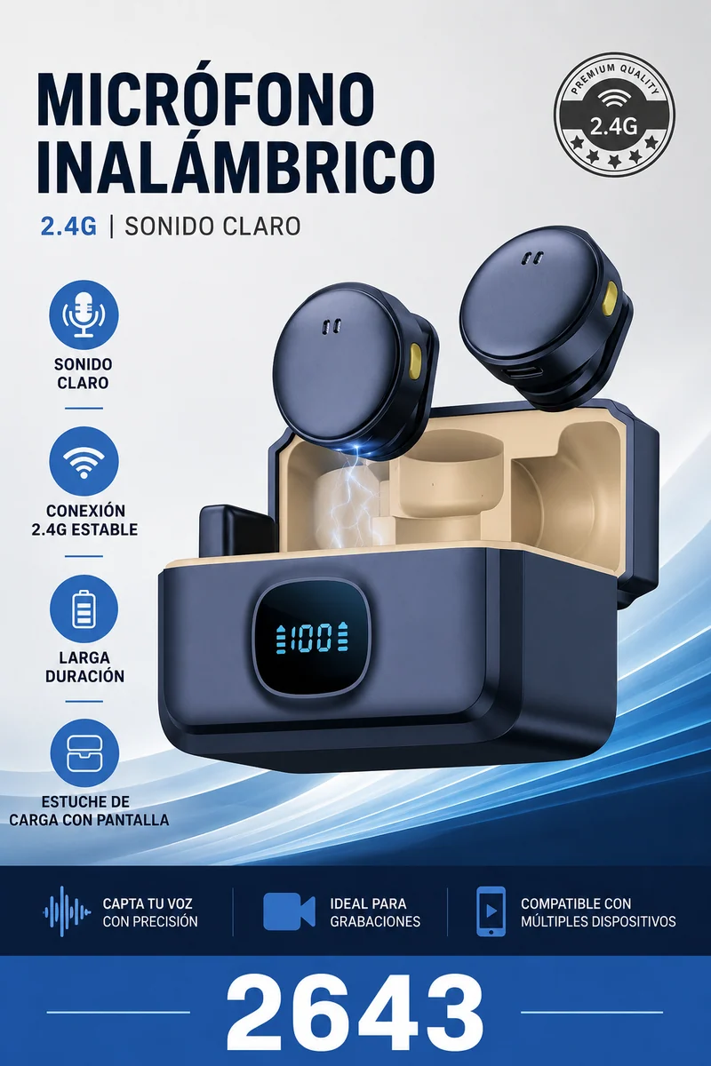 MICROFONO INALAMBRICO 2.4G Q8