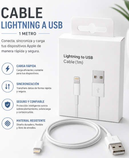 CABLE DE IPH USB (1M) CH