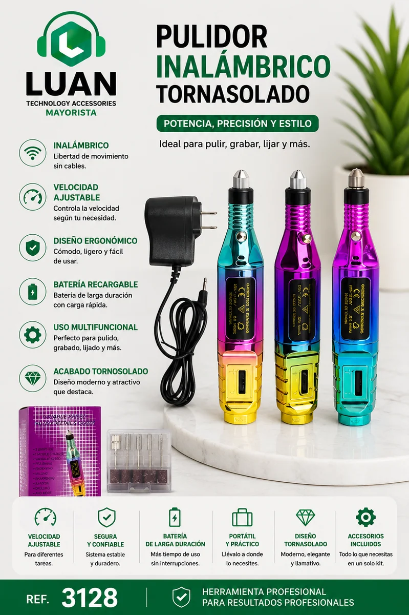 PULIDOR DE UÑAS INALAMBRICO PL-101