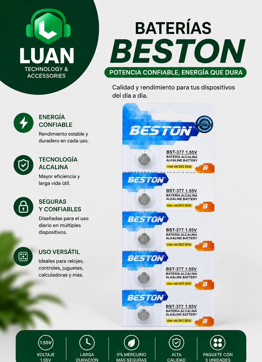 TIRA PILA BESTON BST-377