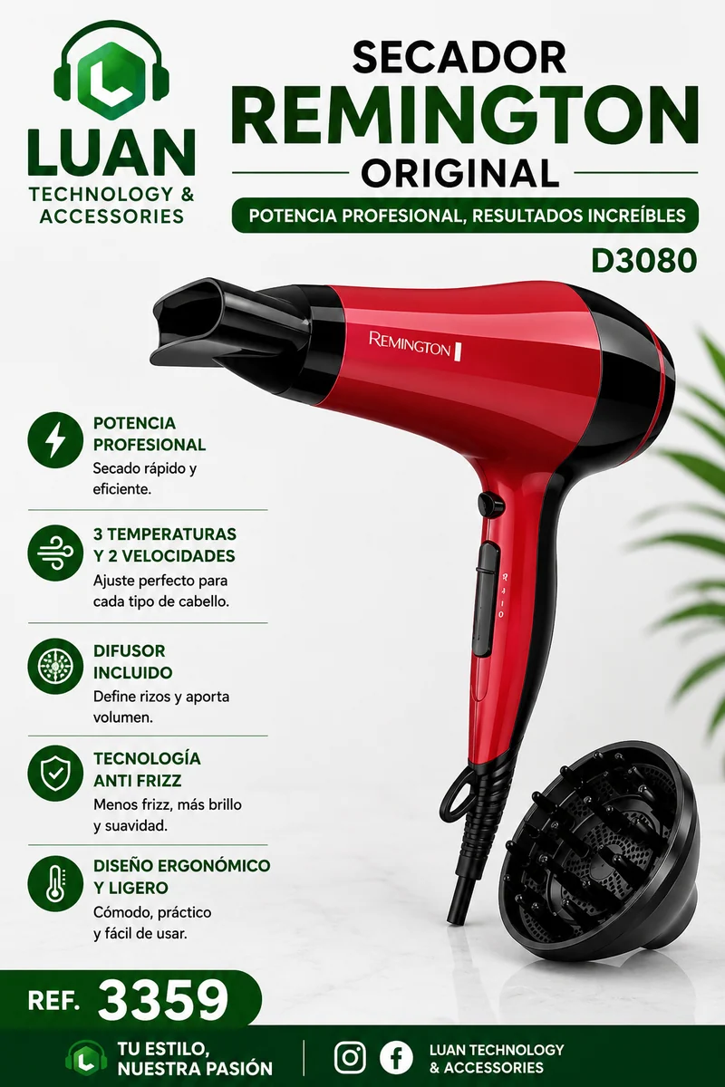 SECADOR REMINGTON D3080 (ORIGINAL)