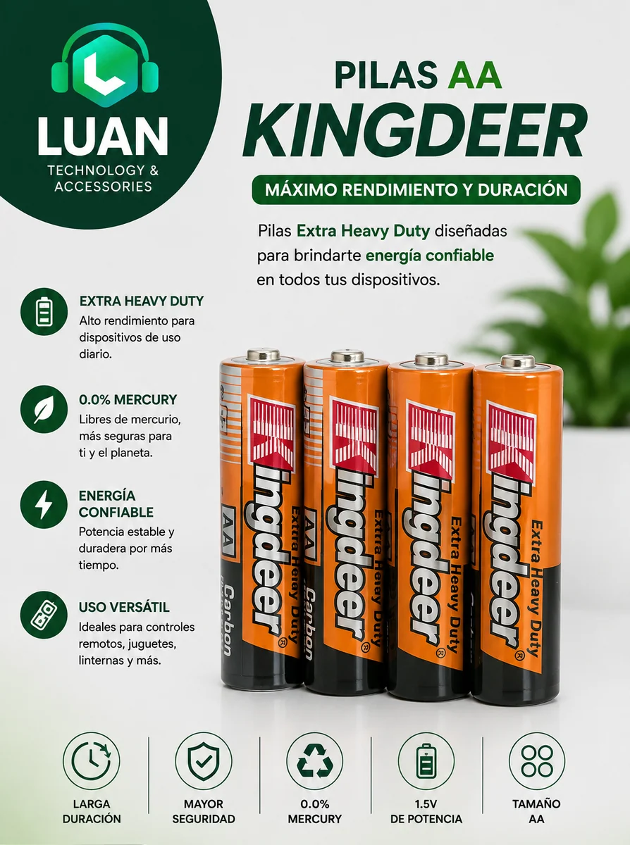 CARTON DE PILA AA R6 1.5V