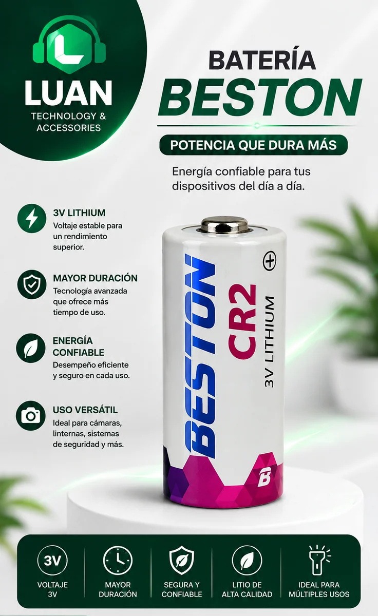 BATERIA BESTON CR2