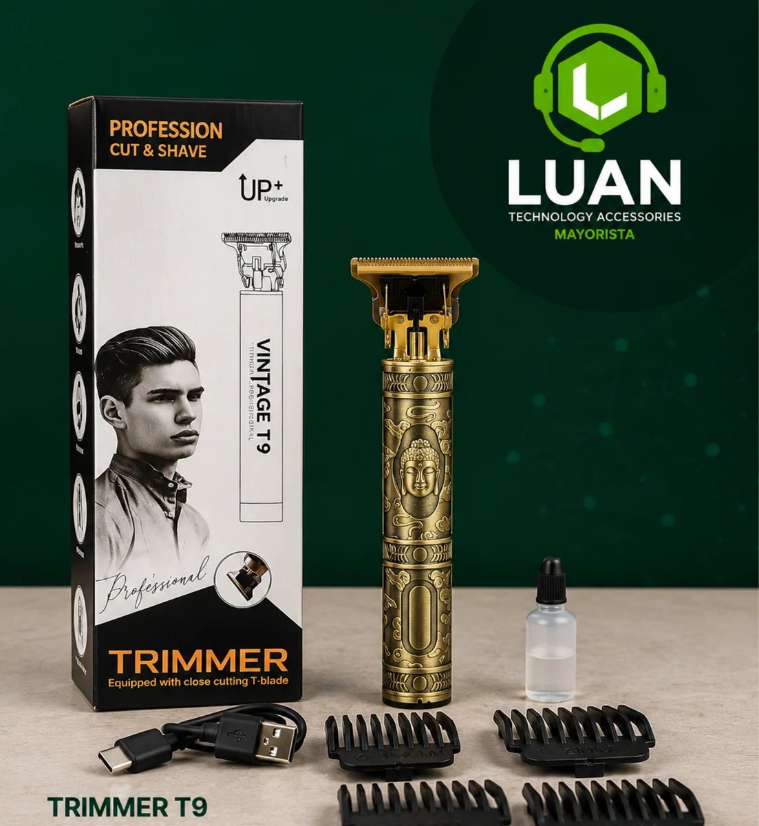 MAQUINA DE PELUQUEAR VINTAGE T9