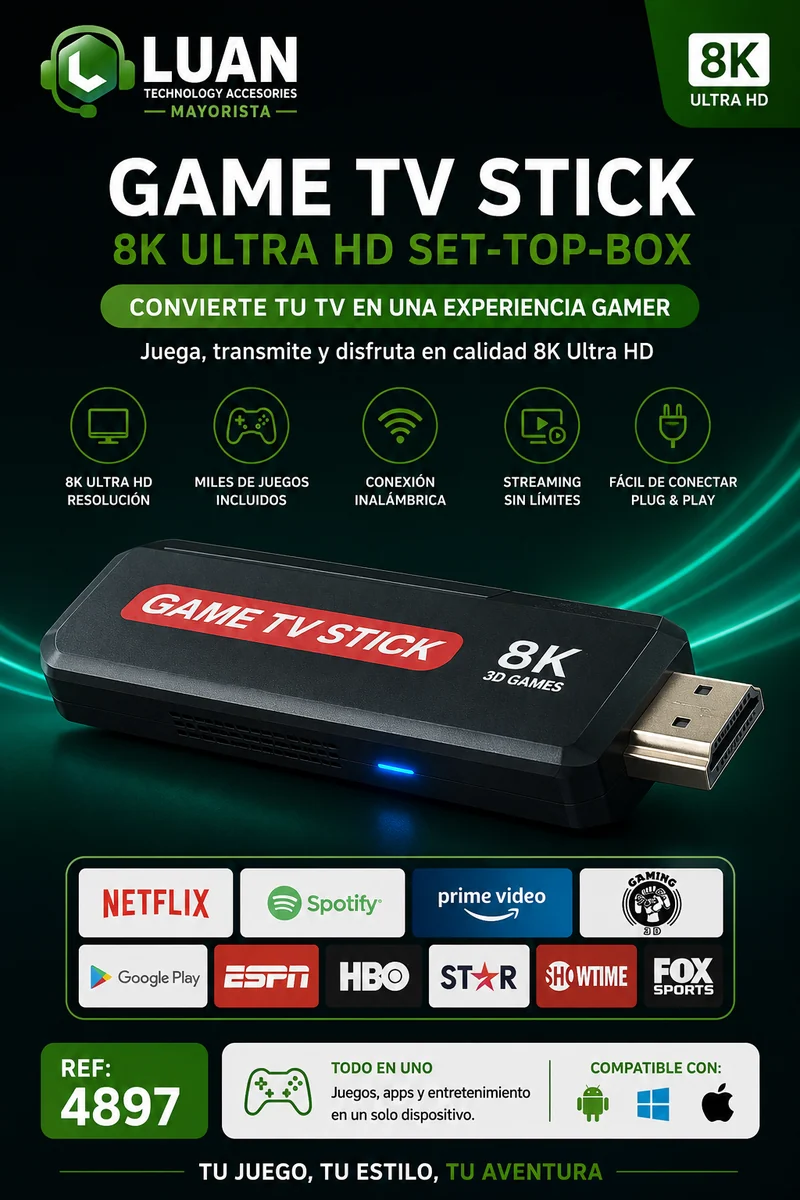 JUEGO GAMEBOX 8K ULTRA HD X8