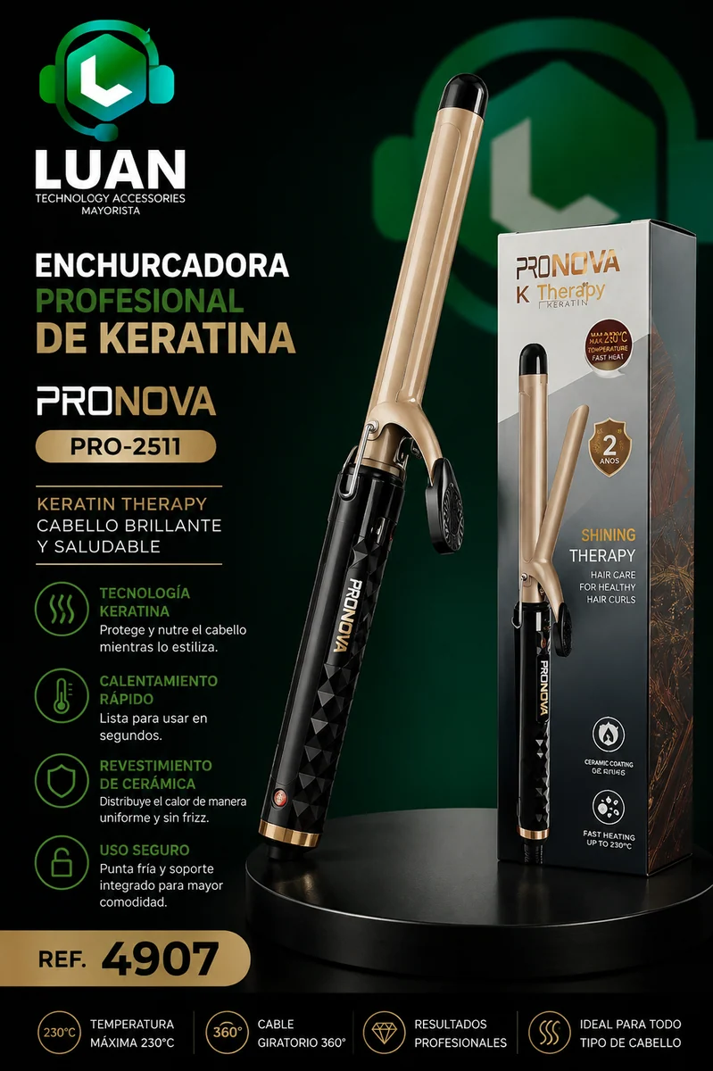 ENCHURCADORA KERATINA PRONOVA