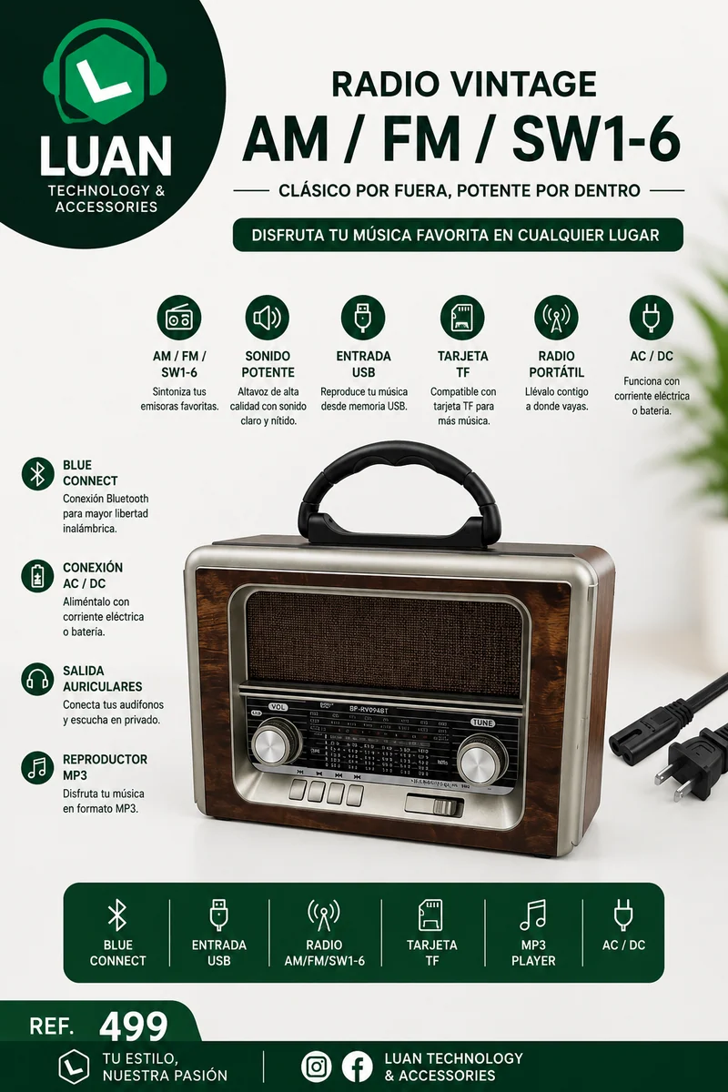 RADIO BECK PLAY BP-RV094BT