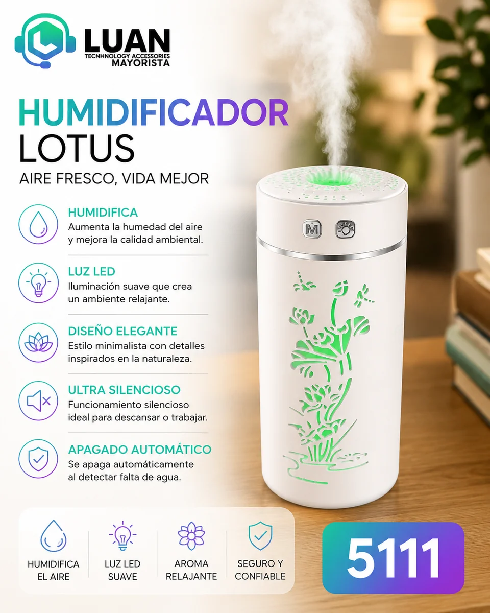HUMIFICADOR LOTUS 2083
