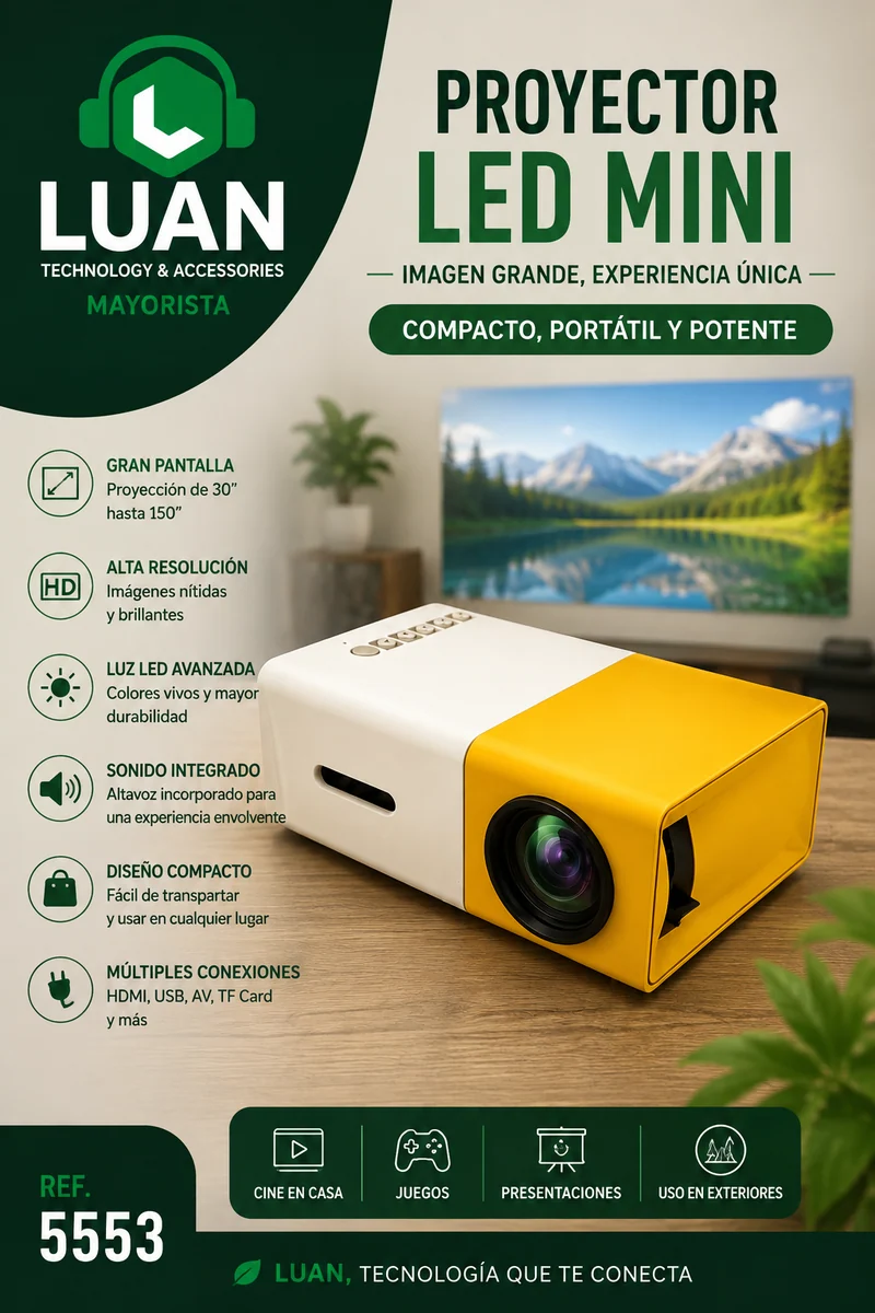 MINI PROYECTOR LED