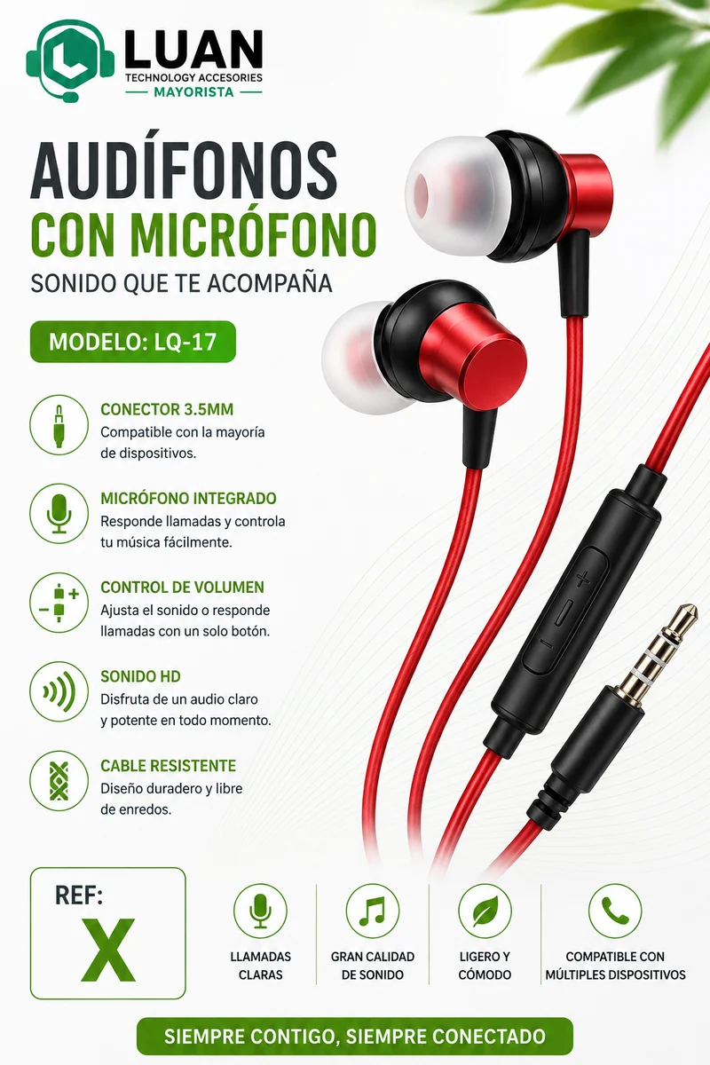 AUDIFONOS LQ-17