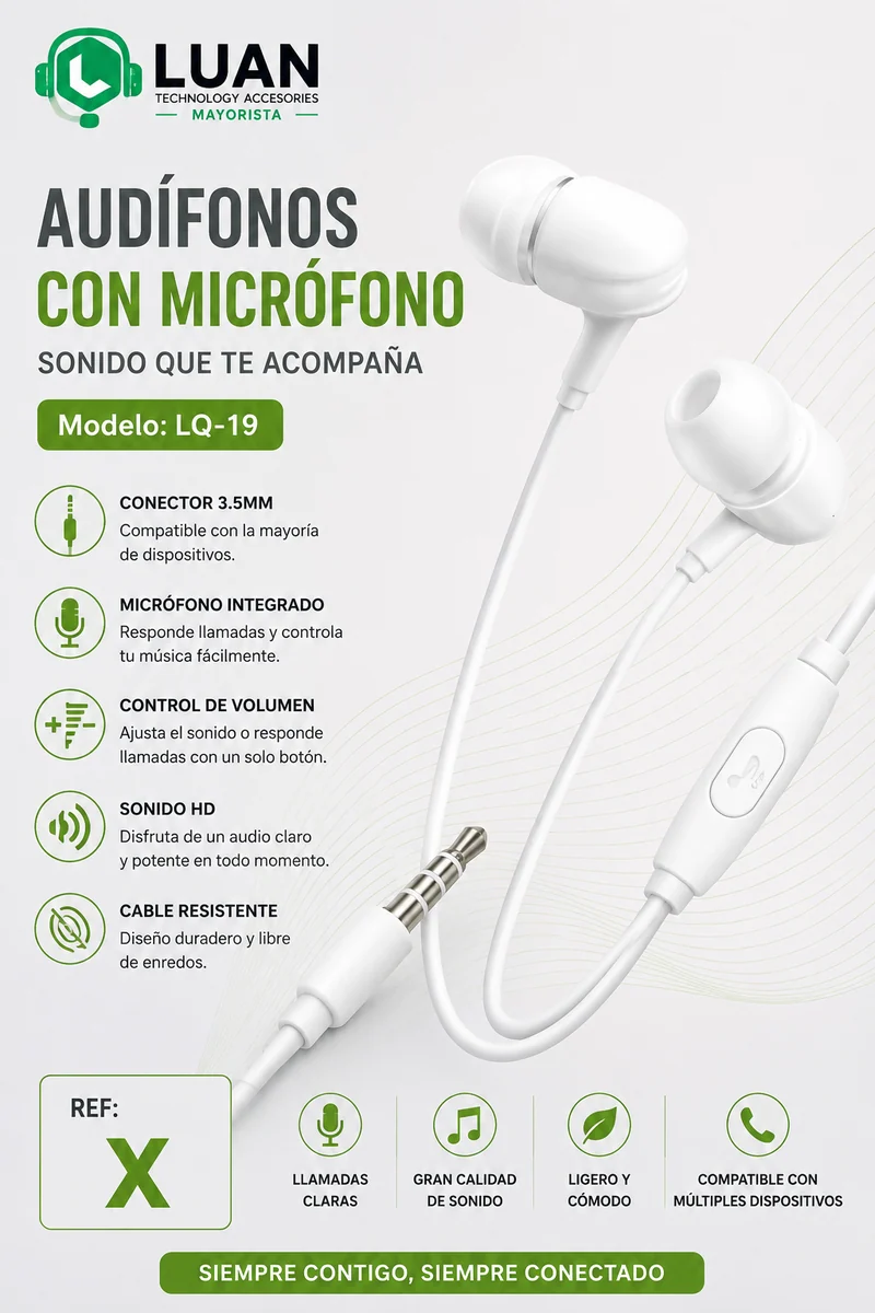 AUDIFONOS LQ-19