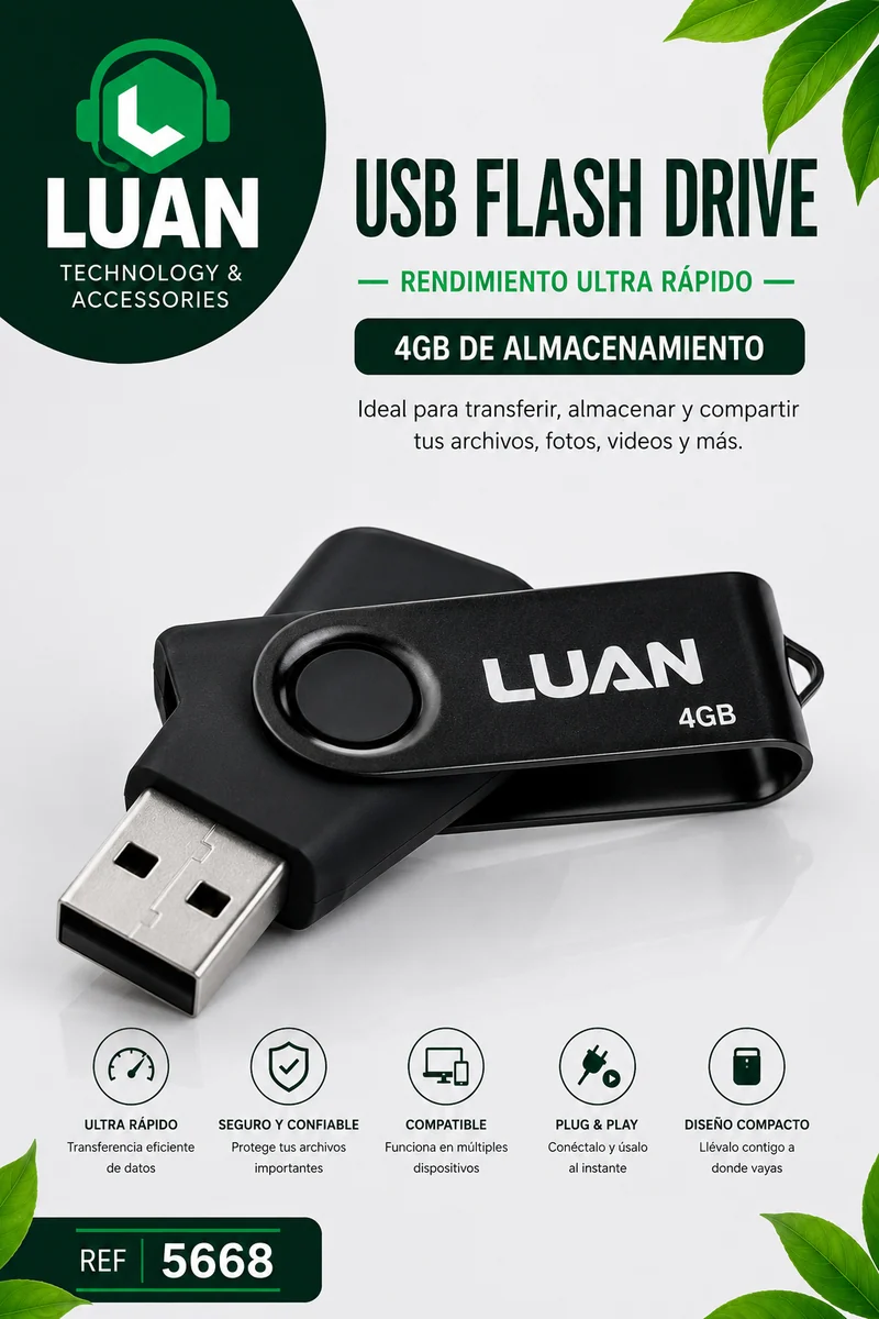 MEMORIA USB LUAN 4GB