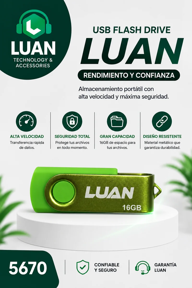 MEMORIA USB LUAN 16GB