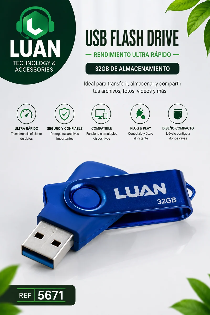 MEMORIA USB LUAN 32GB