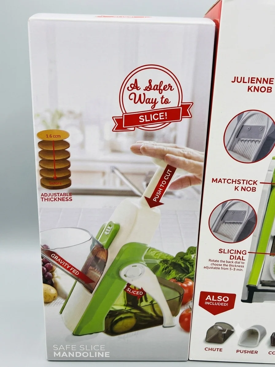 PICADORA MANDOLINE SLICER 10 EN 1