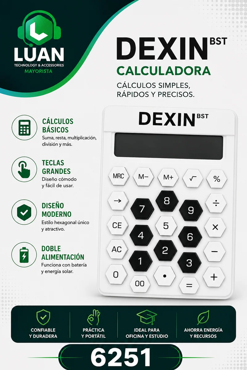 CALCULADORA DEXIN BST DX-801