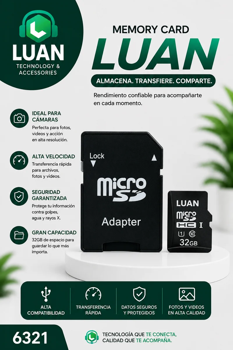 MEMORIA MICRO SD 32GB LUAN