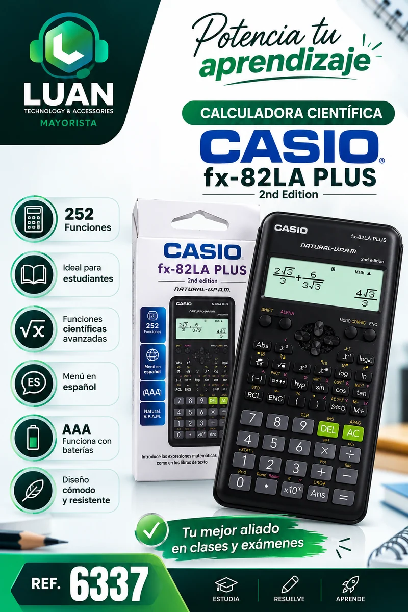 CALCULADORA CASIO FX-82LA PLUS