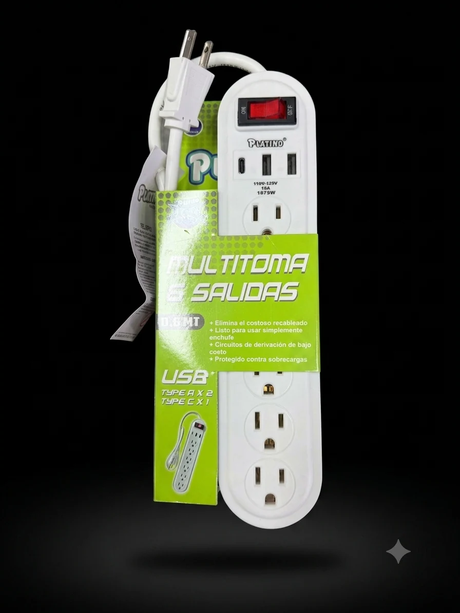 MULTITOMA 6 SALIDA CON USB Y TPC