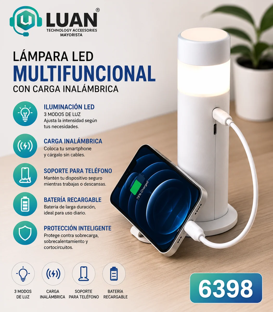 LAMPARA MULTIFUNCIONAL SMS-SM08