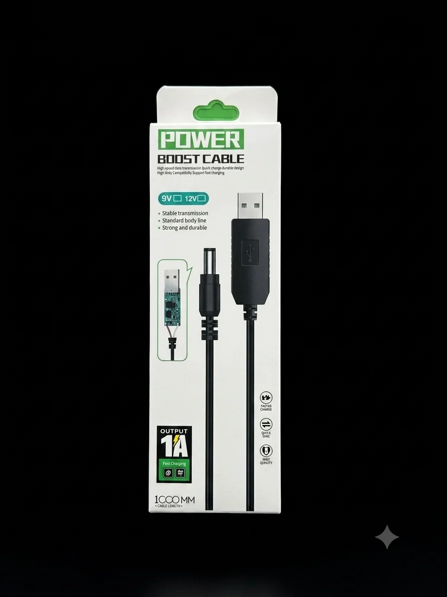 CABLE USB DE ROUTER 9V/12V
