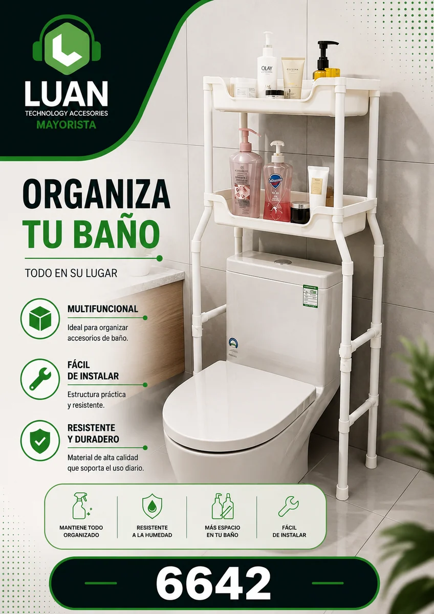 ESTANTE DE BAÑO TOILET RACK