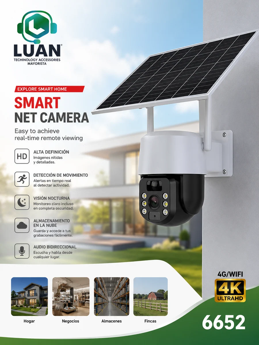 CAMARA WIFI CON PANEL SOLAR