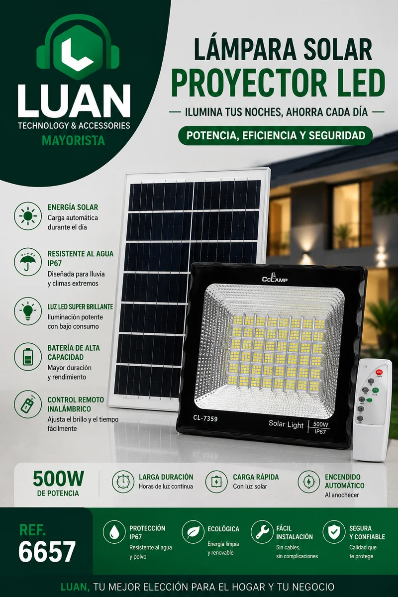 LAMPARA SOLAR LED YCL7359