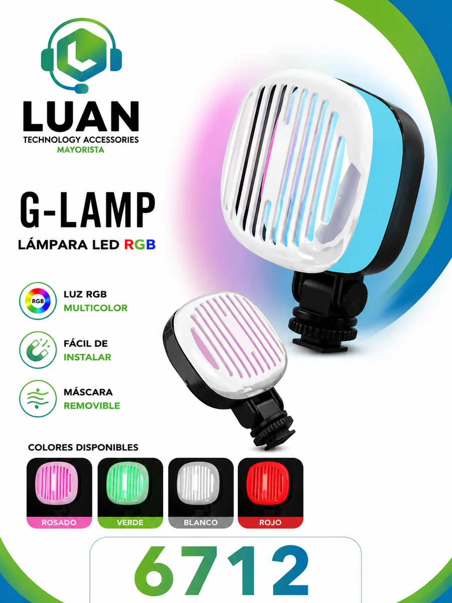 PANEL DE LUZ LED RGB G-LAMP
