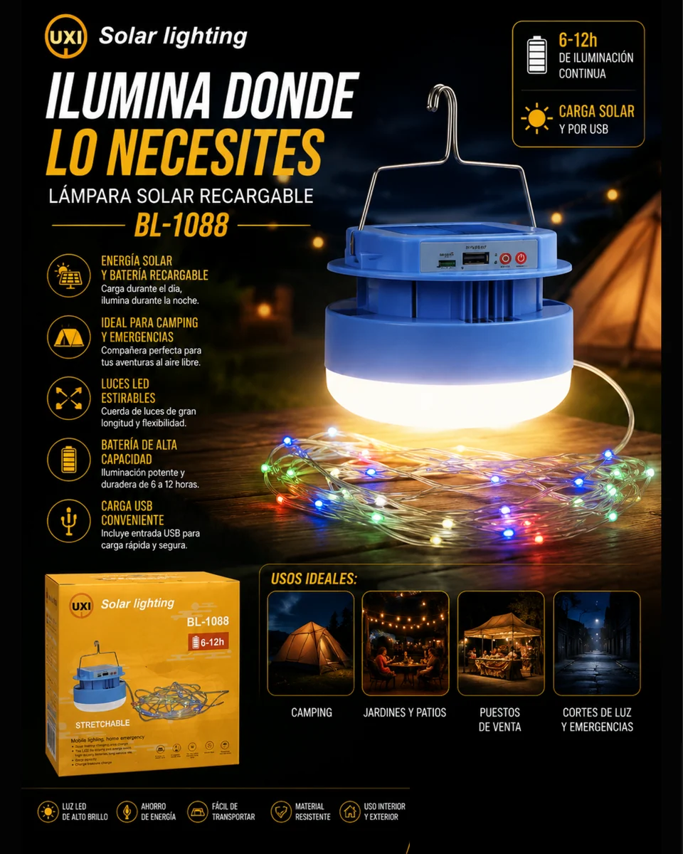 BOMBILLO CON LUCES