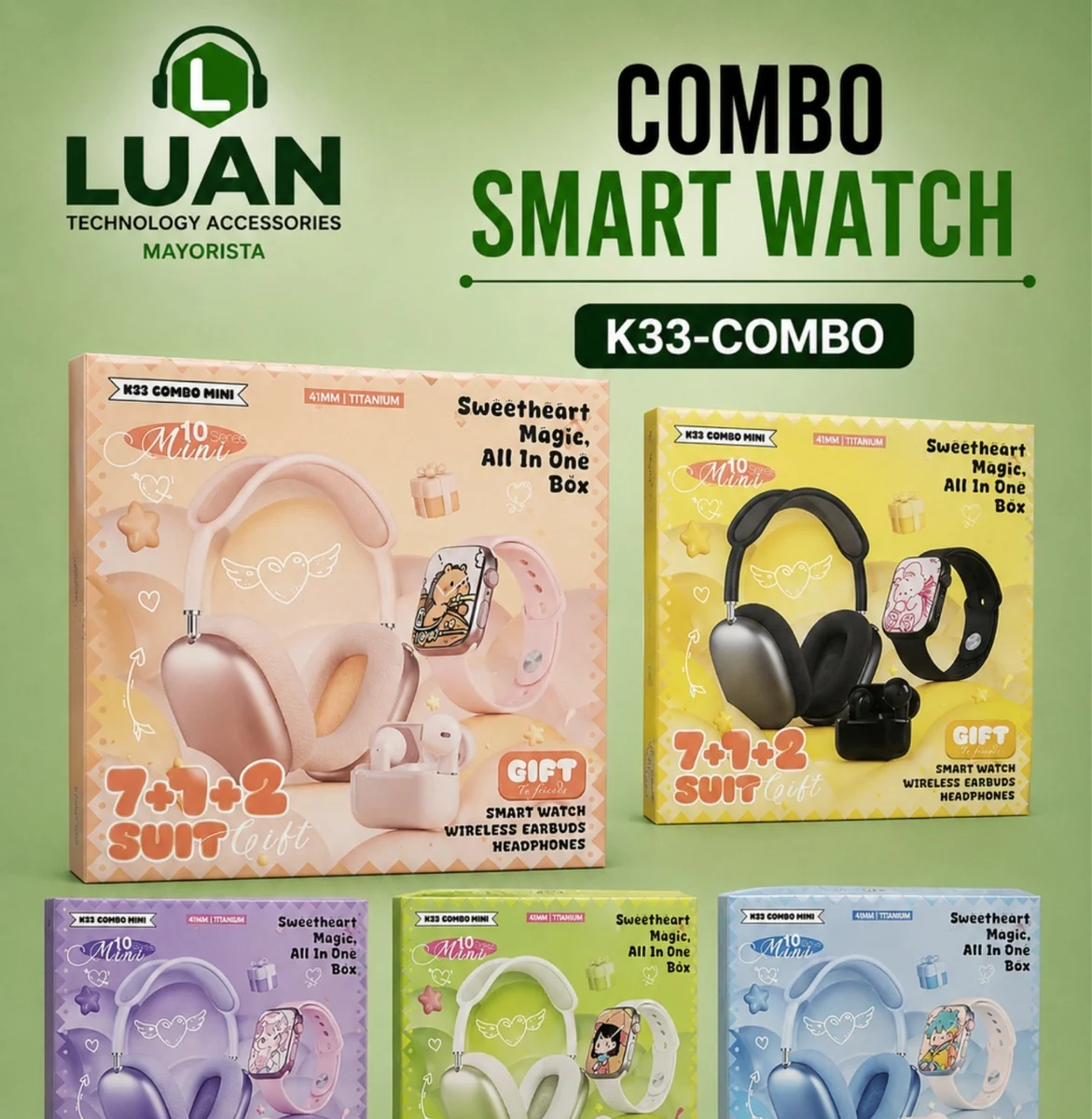 RELOJ SMART WATCH K33-COMBO