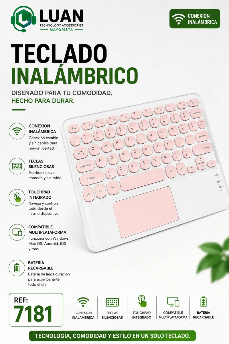 TECLADO CON TOUCH