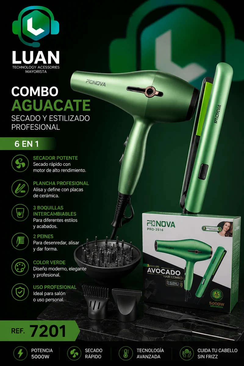 COMBO 6 EN 1 AGUACATE PRO-2516