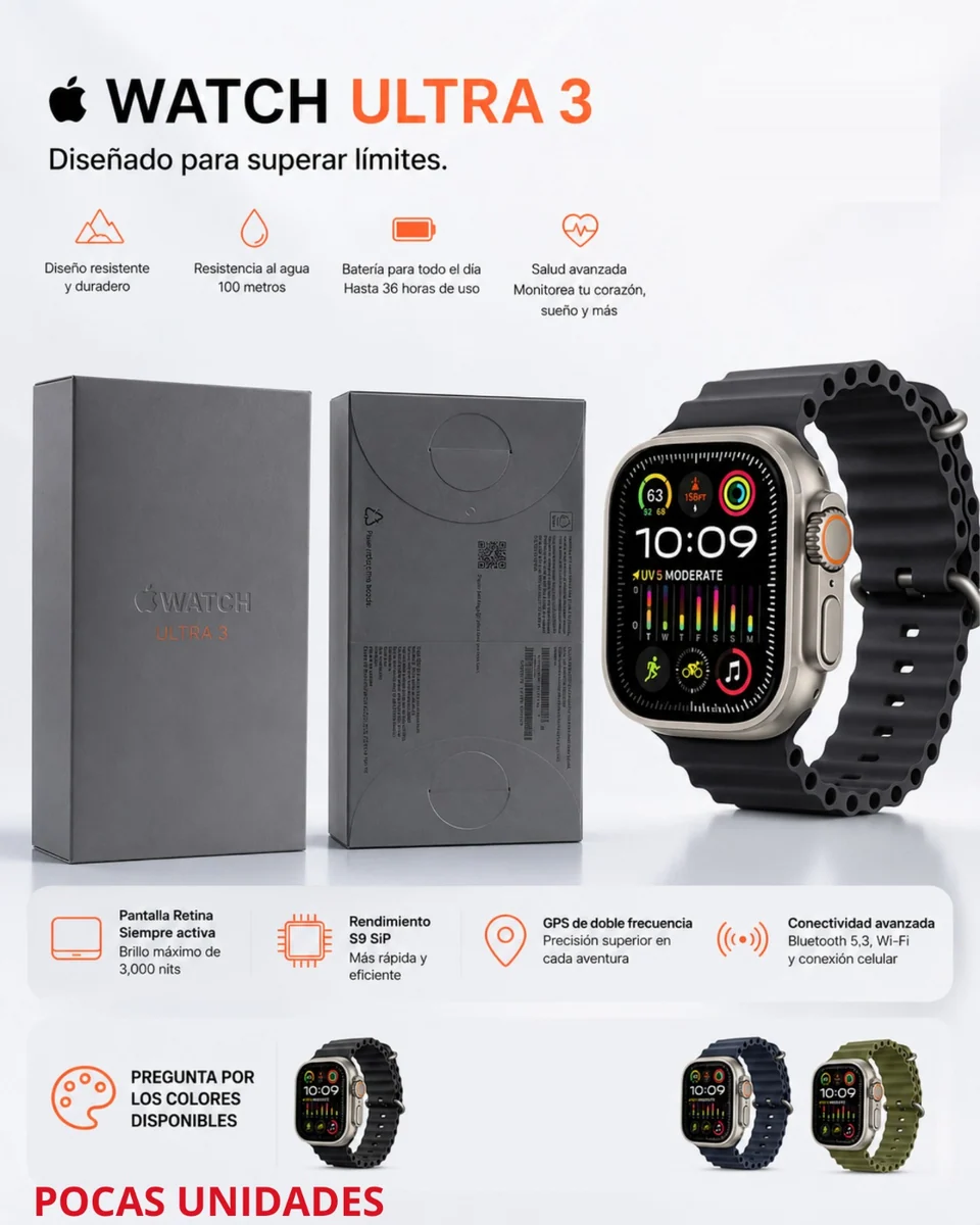 RELOJ SMART WATCH ULTRA 3AAA