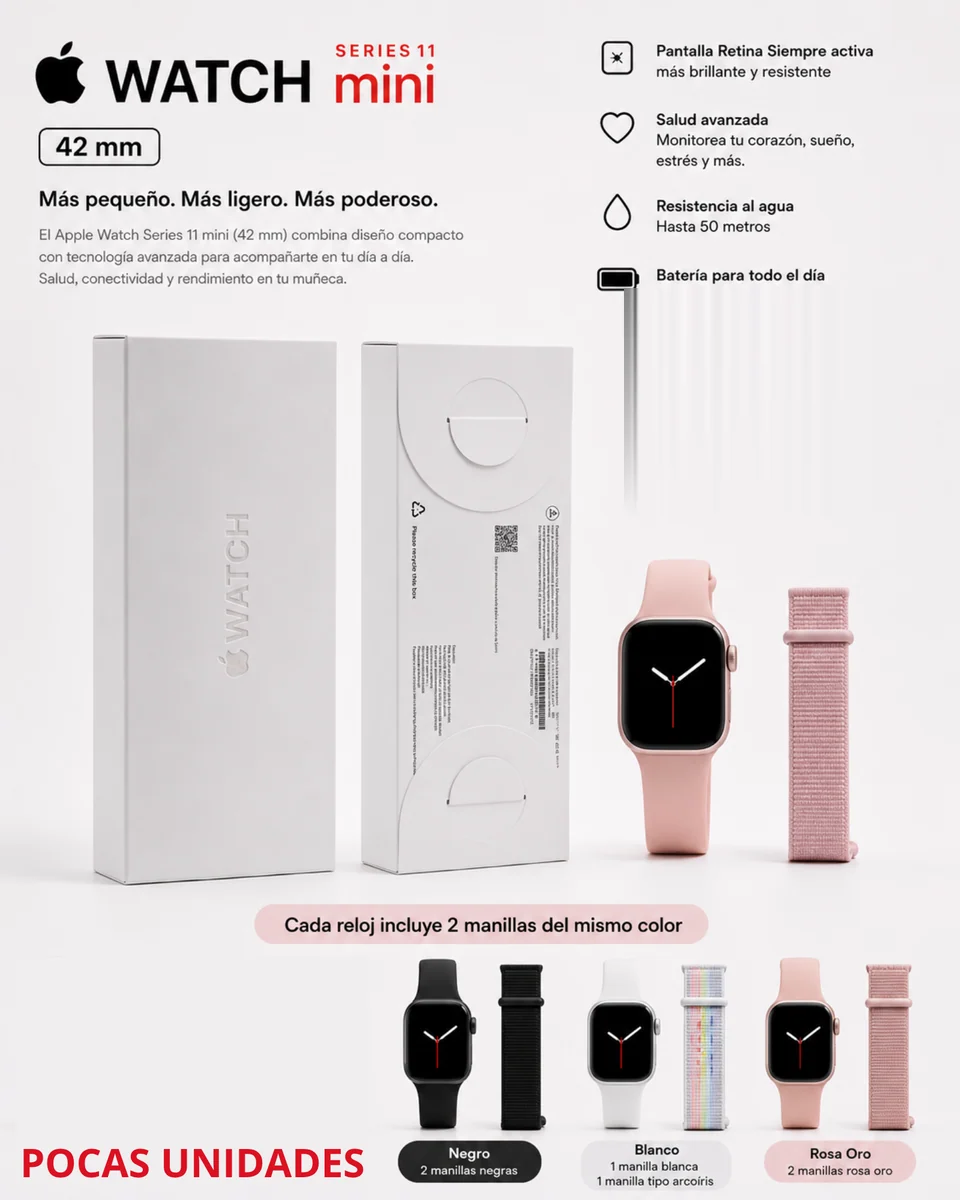 RELOJ SMART WATCH SERIE 11 MINI AAA
