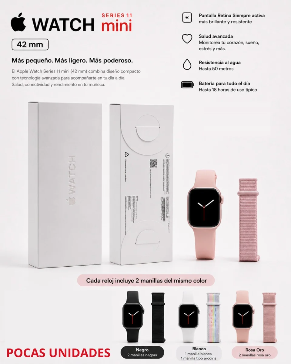 RELOJ SMART WATCH SERIE 11 MINI AAA