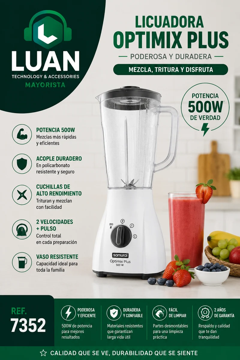 LICUADORA SAMURAI OPTIMIX PLUS