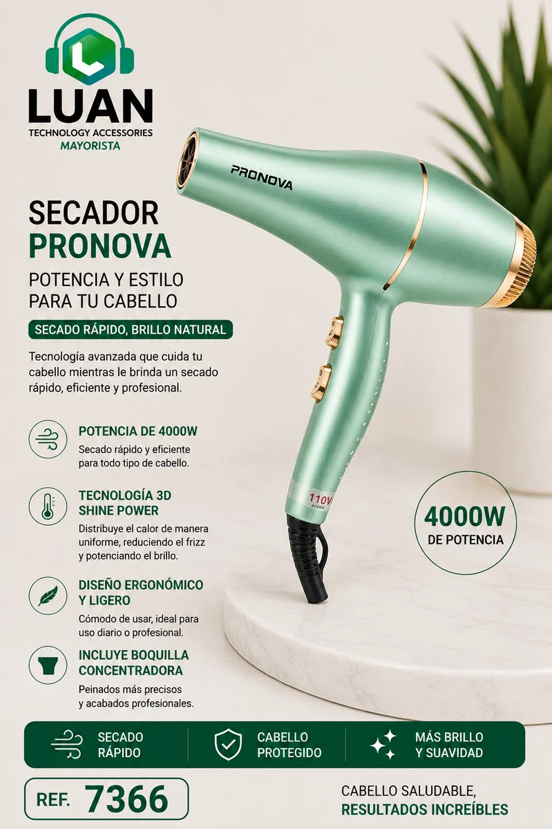 SECADOR KERATINA PRONOVA PRO-5322