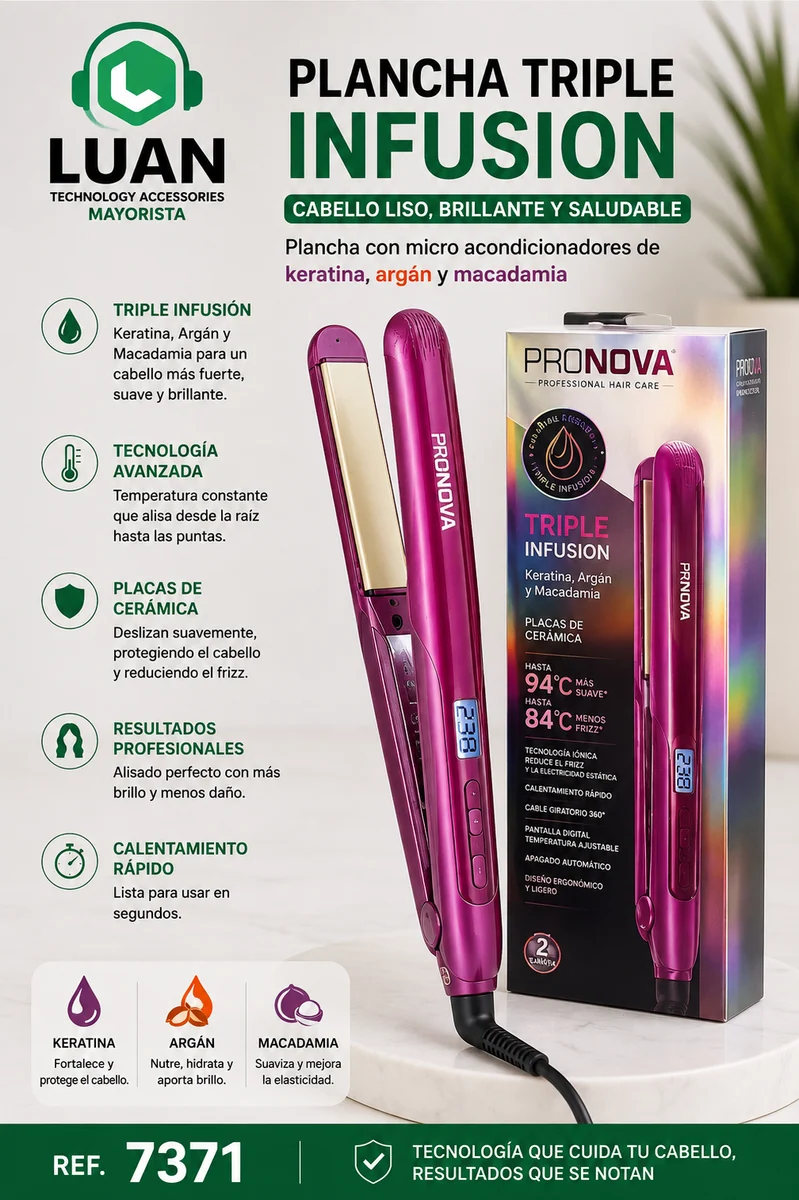 PLANCHA PRONOVA PRO-7740