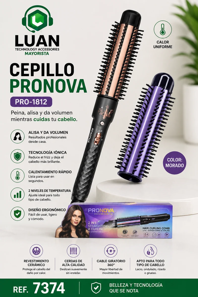 CEPILLO SECADOR PRONOVA PRO-1812