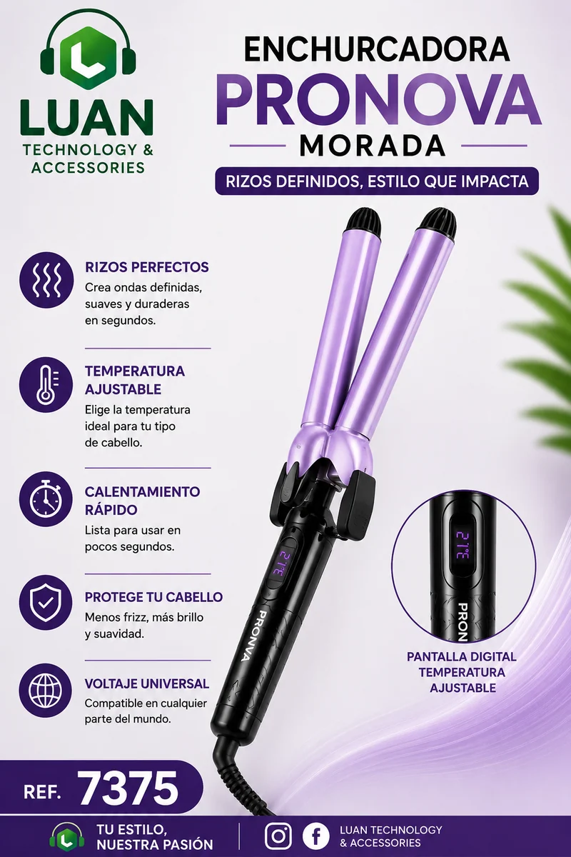 RIZADORA PRONOVA MORADA