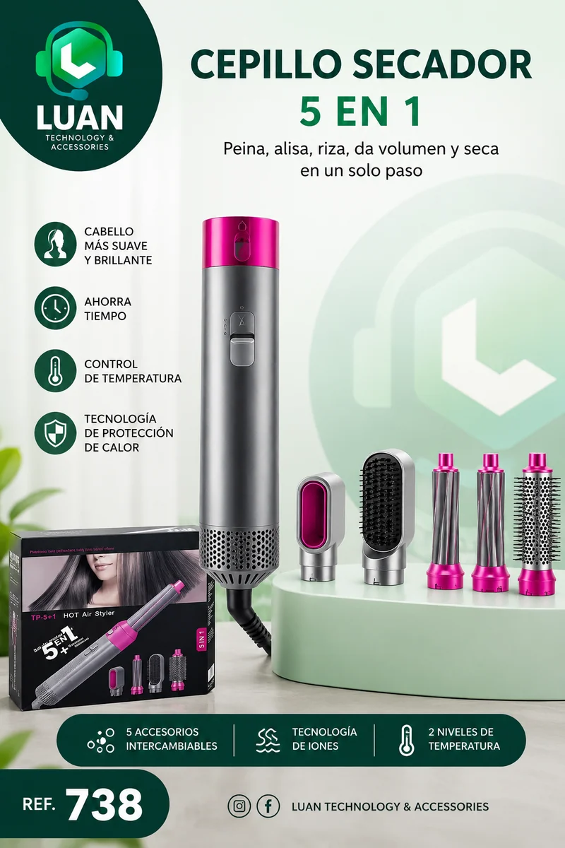 CEPILLO SECADOR 5 EN 1