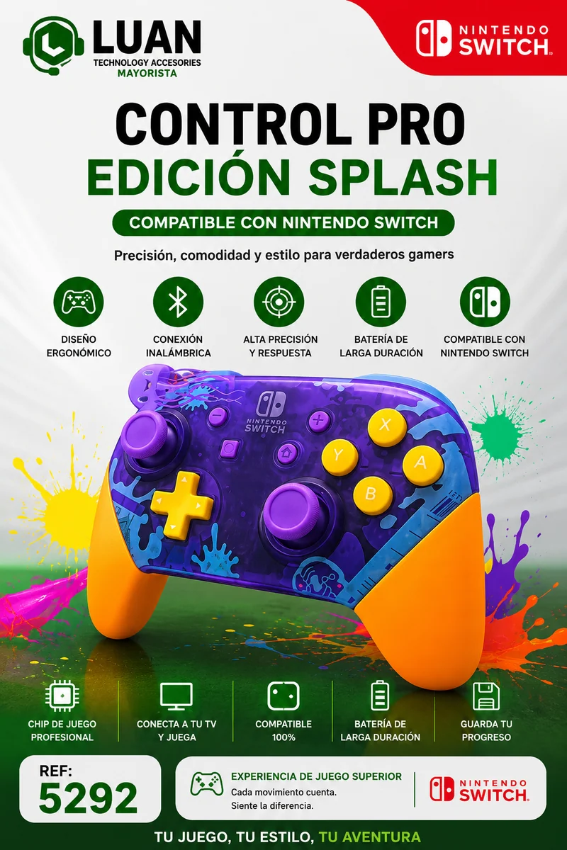 CONTROL PARA INTENDO ESPECIAL SWITCH